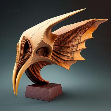 3D модель Pteroplax cornutus (STL)